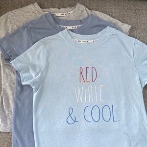 🇺🇸 Rae Dunn | Boys Size 6 | SET OF 3 T-shirts